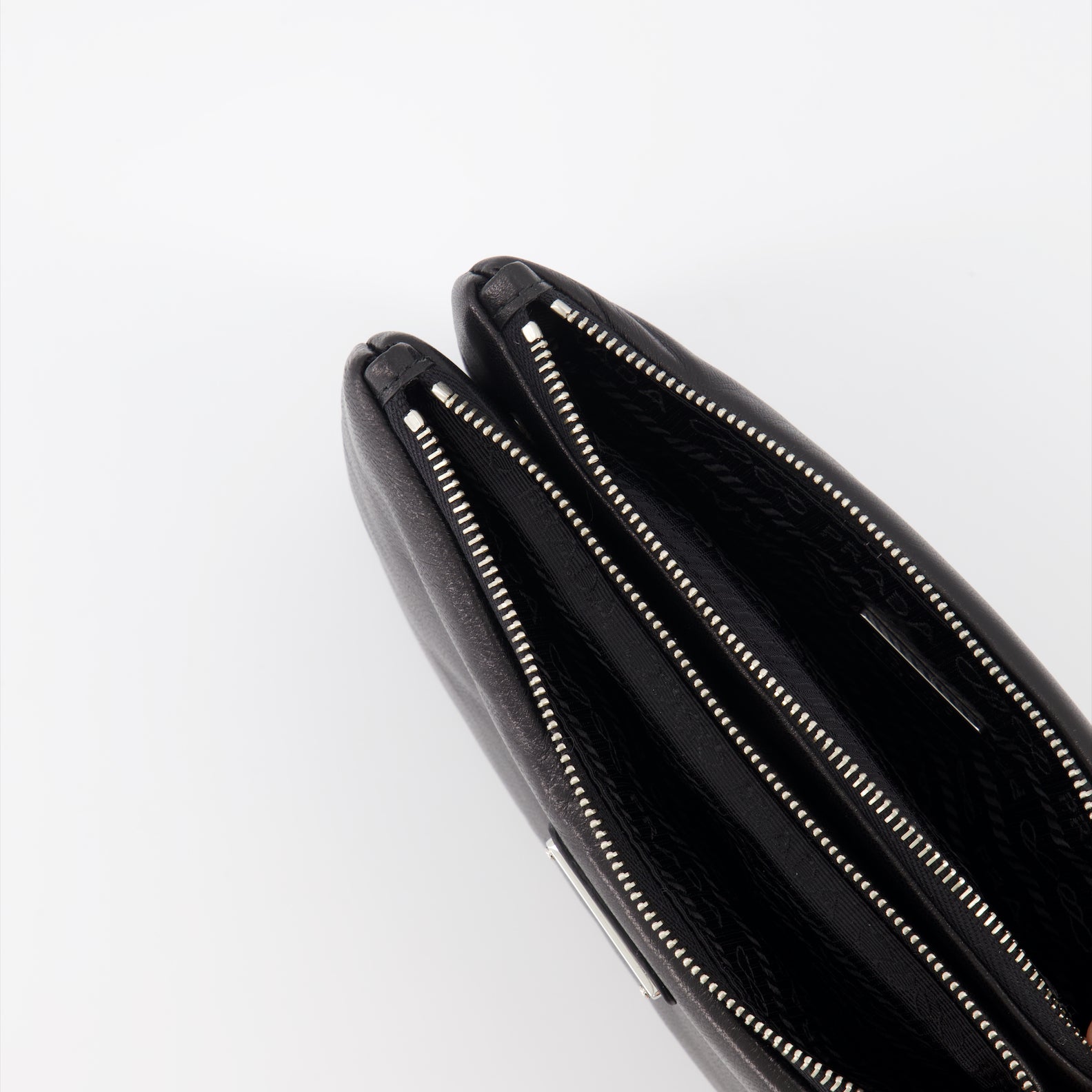 Bolsas pequenas Pochette en nappa Prada Preto Femme