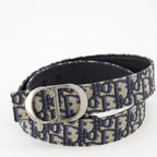 Gürtel Ceinture Oblique Dior Blau Homme