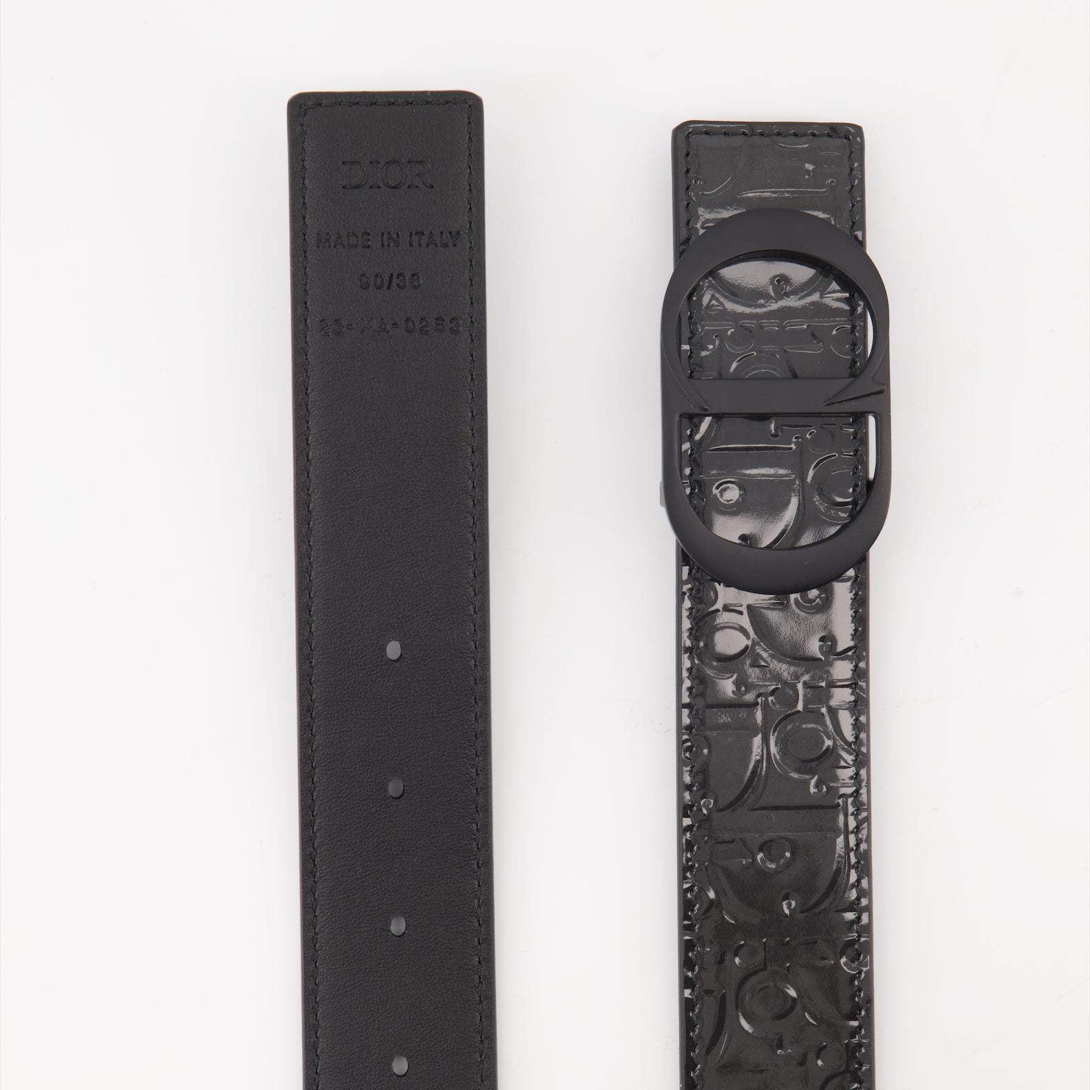 Cinturones Ceinture Gravity Dior Negro Homme