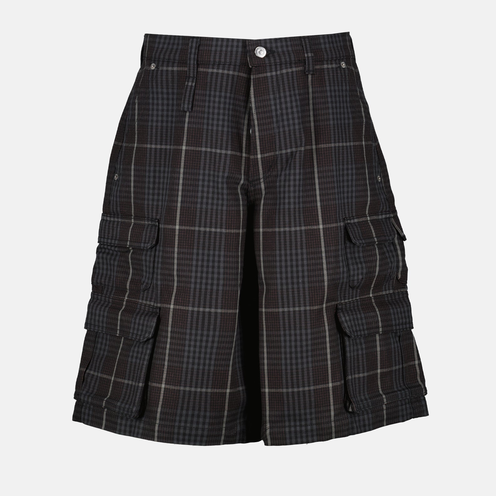 Shorts Checked Shorts Dior Gray Man