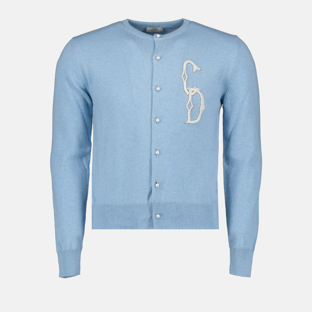Strickwaren Cardigan CD Dior Blau Homme