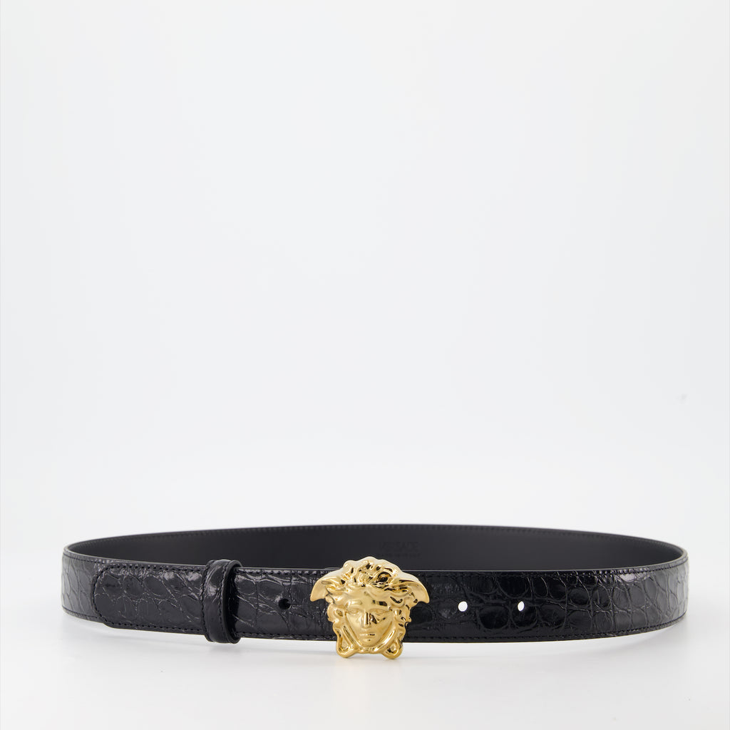 Ceintures Ceinture Medusa Versace Noir Femme