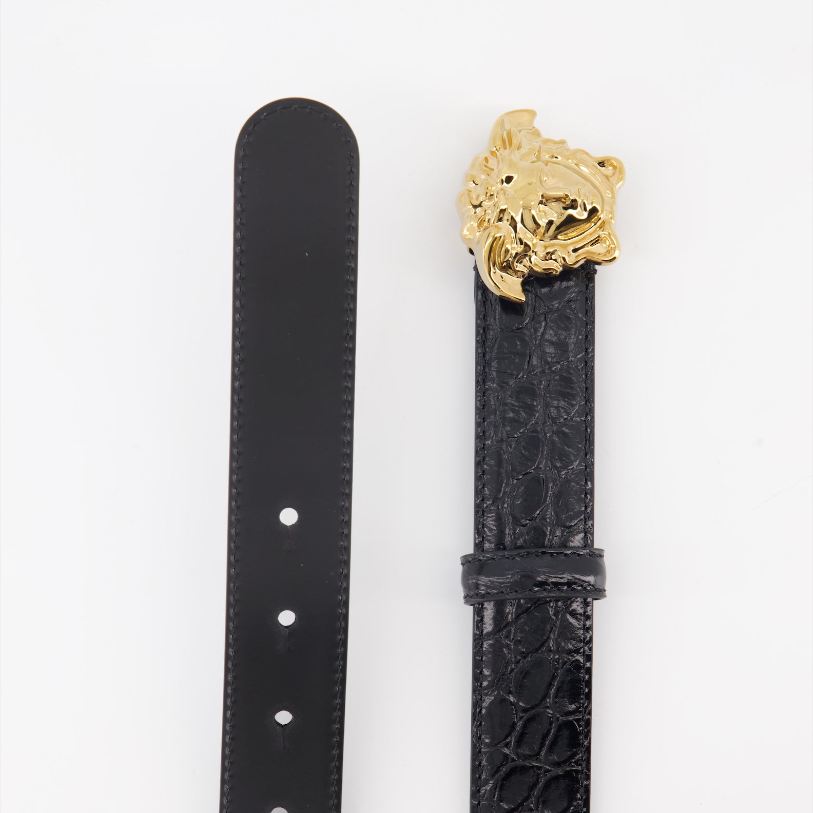 Ceintures Ceinture Medusa Versace Noir Femme