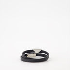 Joias Bracelet Saffiano Prada Preto Homme