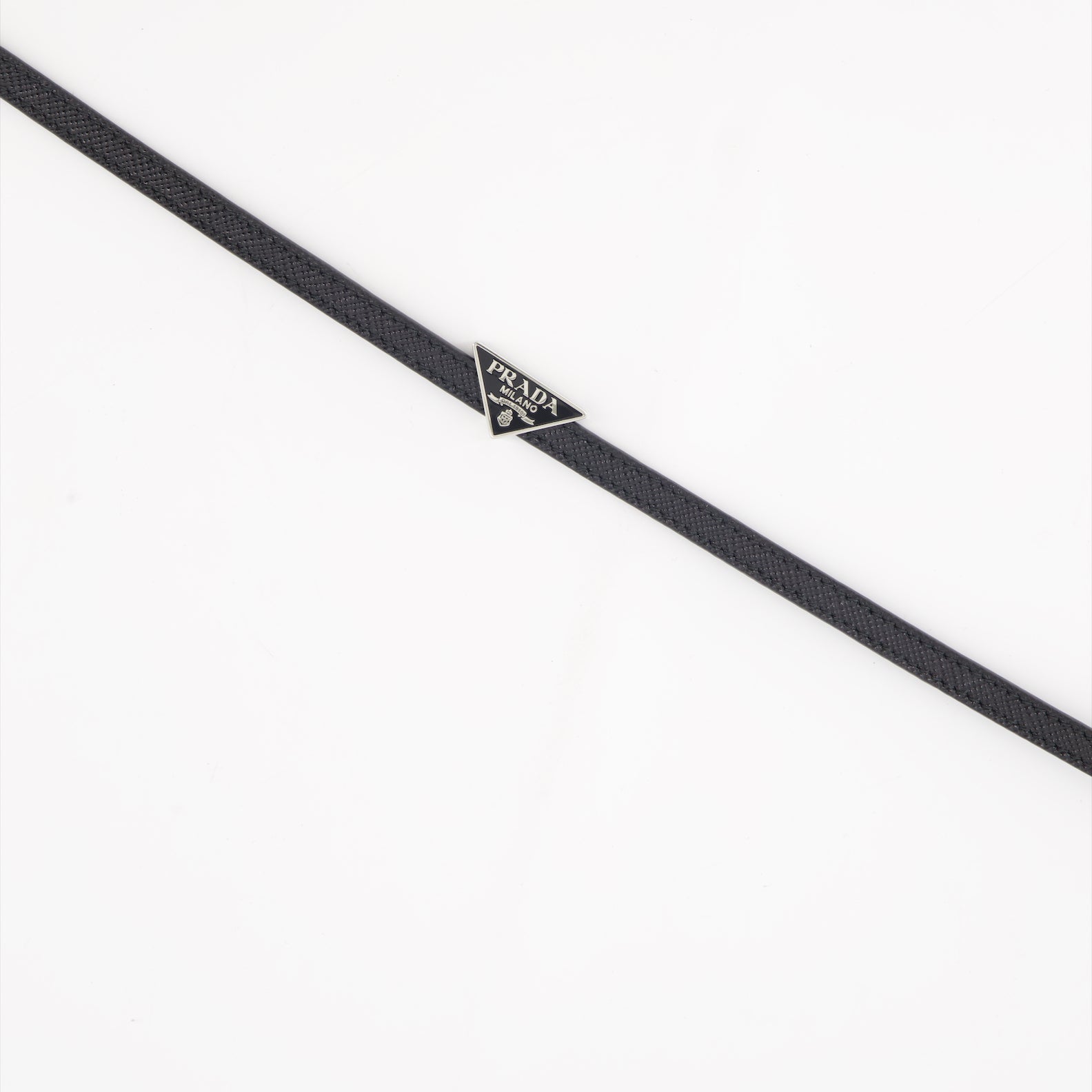 Joias Bracelet Saffiano Prada Preto Homme