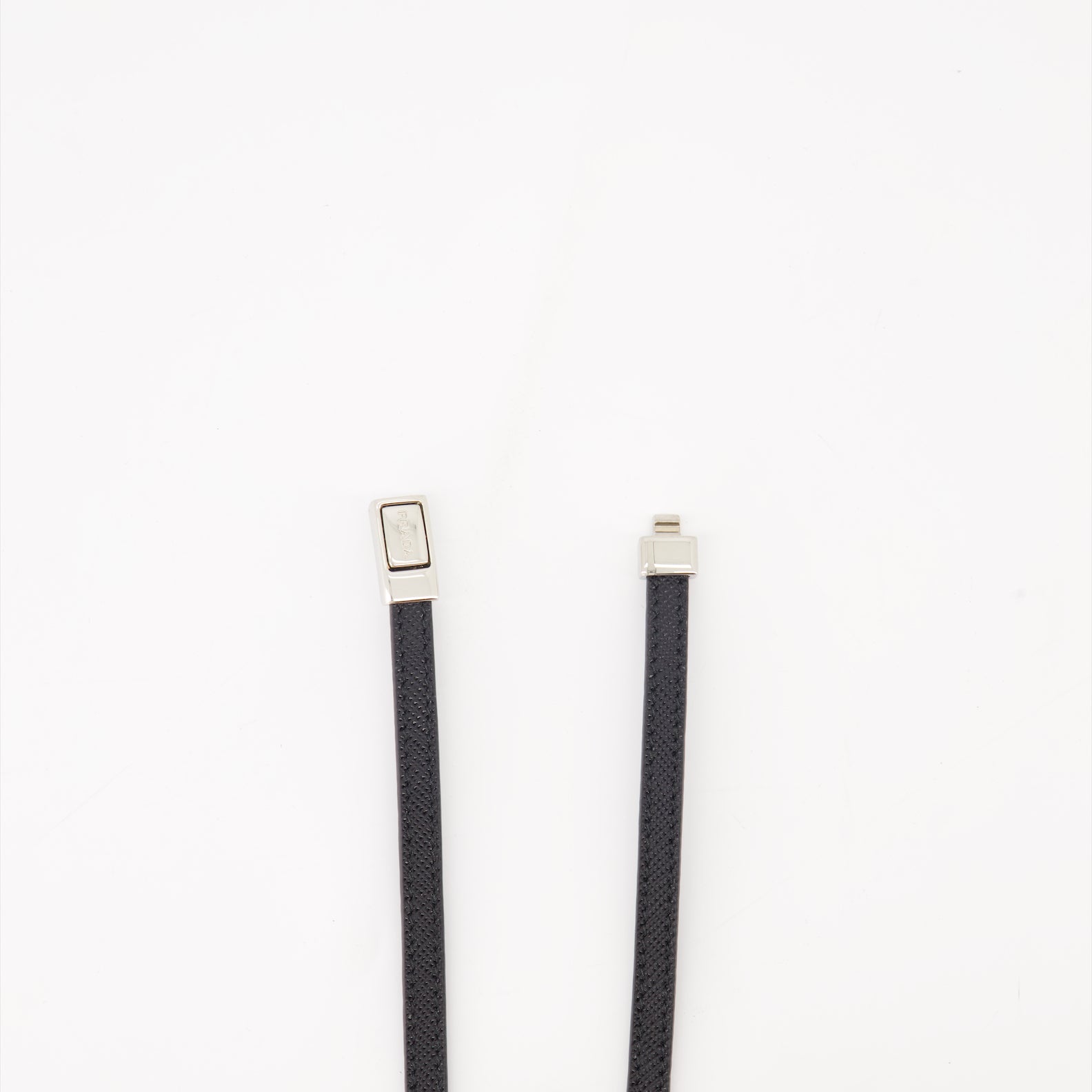 Joias Bracelet Saffiano Prada Preto Homme