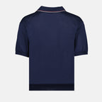 Polo Polo in Seta Prada Blu scuro Homme