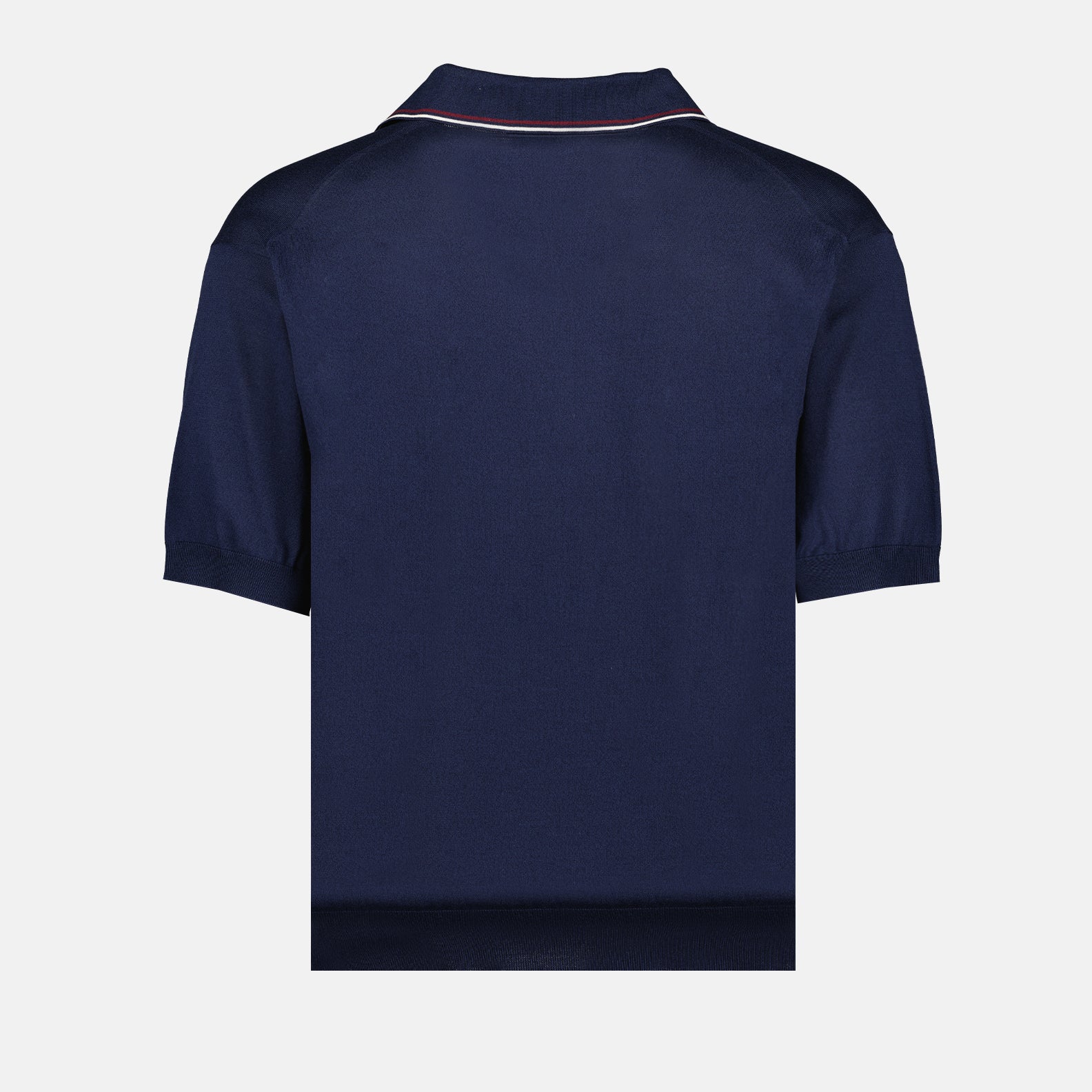 Polos Polo en soie Prada Bleu foncé Homme