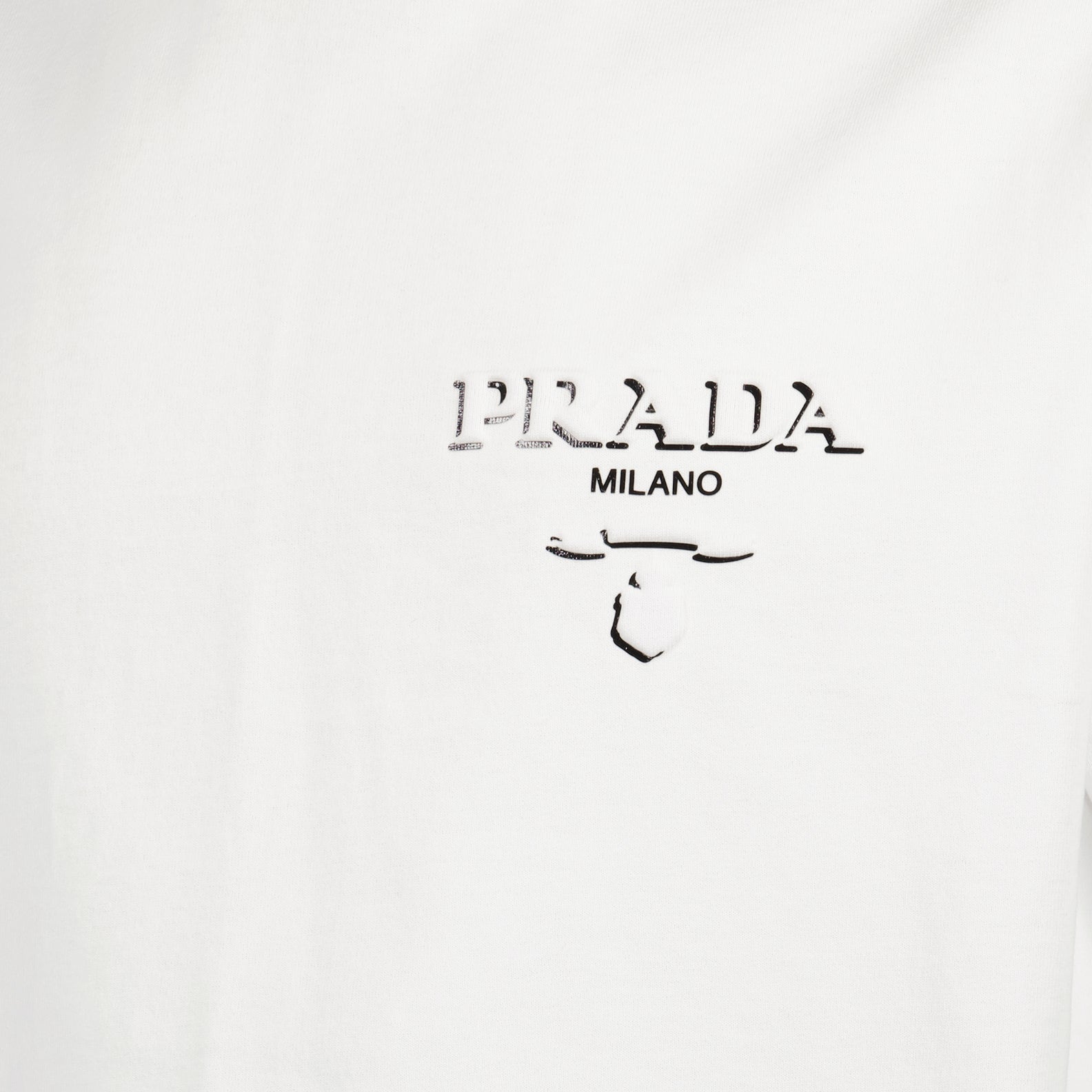 Camisetas T-shirt Prada Milano Prada Blanco Homme