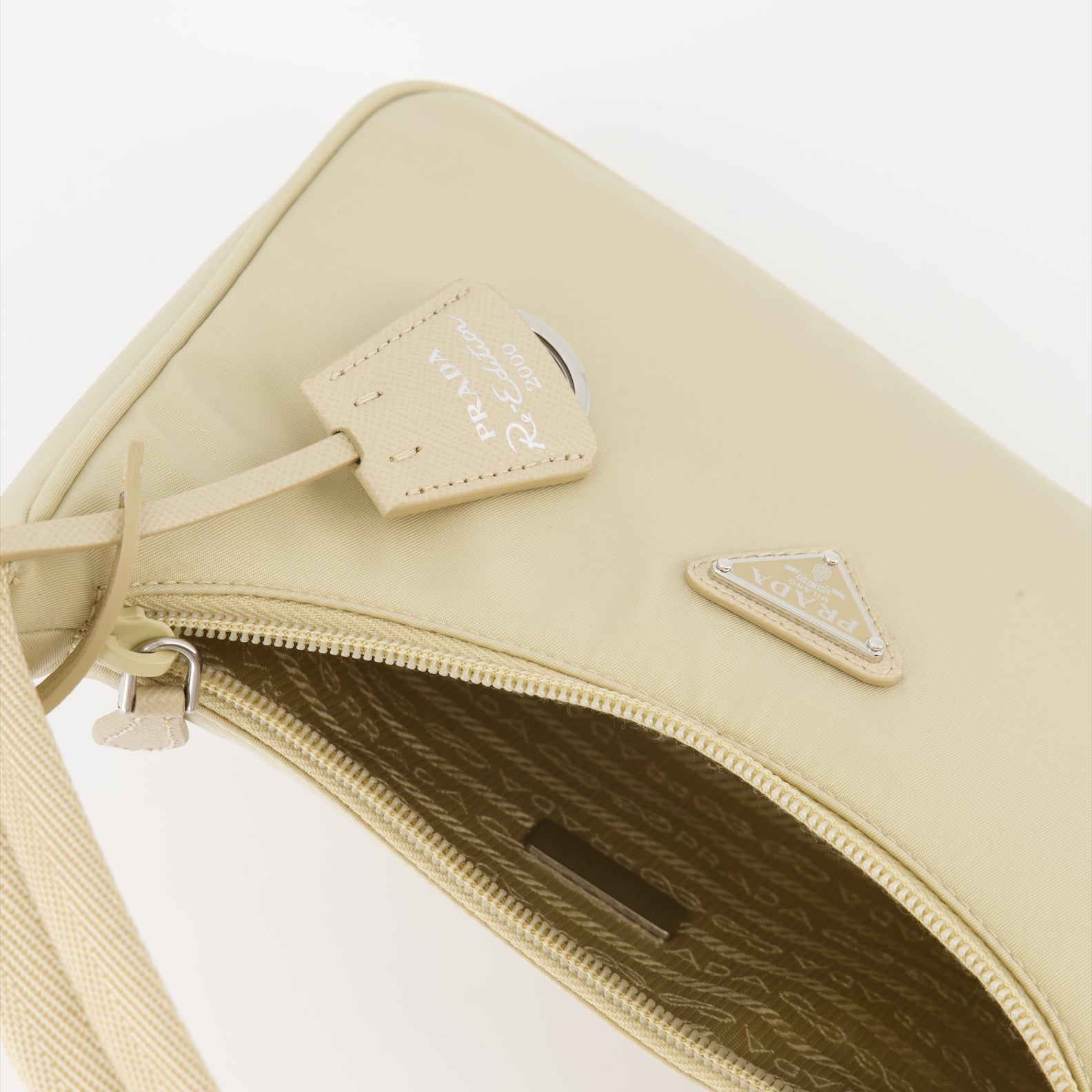 Handbags and shoulder bags Re-Edition 2000 bag Prada Beige Women