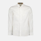 Camicie Camicia Classica Burberry Bianco Homme