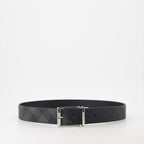 Cintos Ceinture à carreaux réversible Burberry Preto Homme