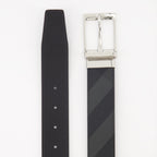 Cintos Ceinture à carreaux réversible Burberry Preto Homme