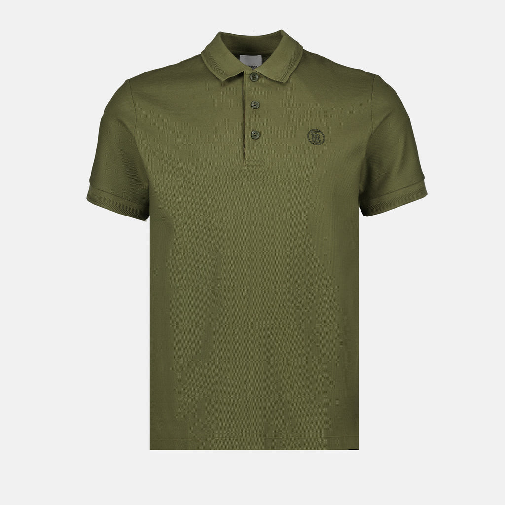 Polos Polo Eddie Burberry Vert Homme
