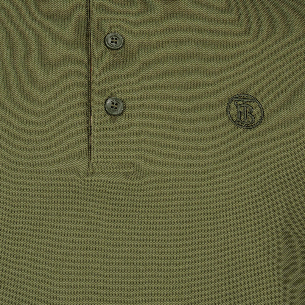Polos Polo Eddie Burberry Vert Homme