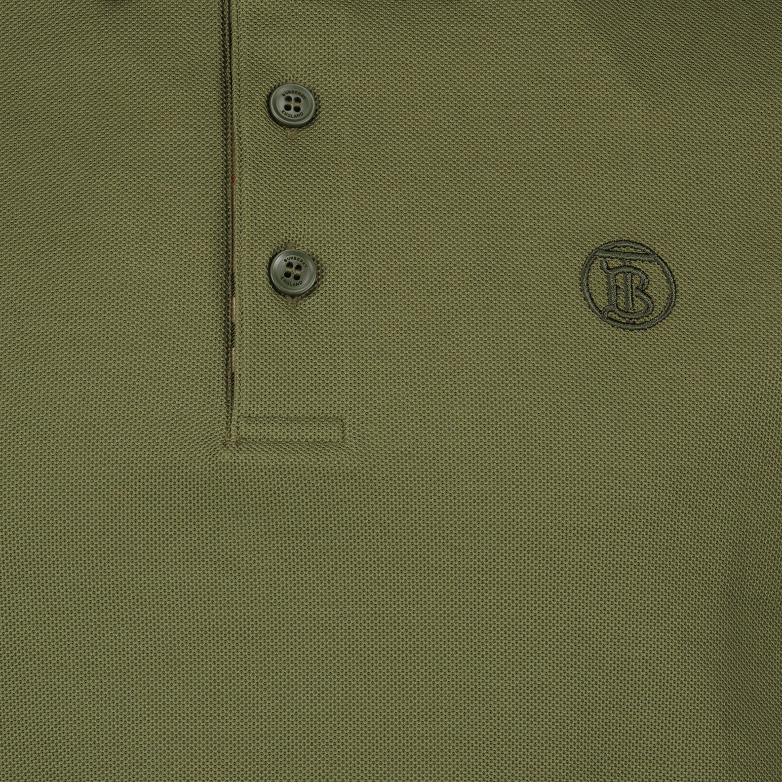 Polos Polo Eddie Burberry Vert Homme