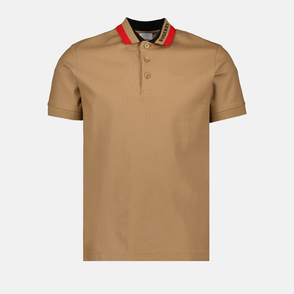 Polos Polo Edney Burberry Marron Homme