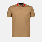 Polos Polo Edney Burberry Marron Homme