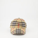 Hats, caps and beanies Checked Cap Burberry Beige Unisex