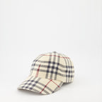 Hats, caps and beanies Checked cap Burberry Beige Unisex