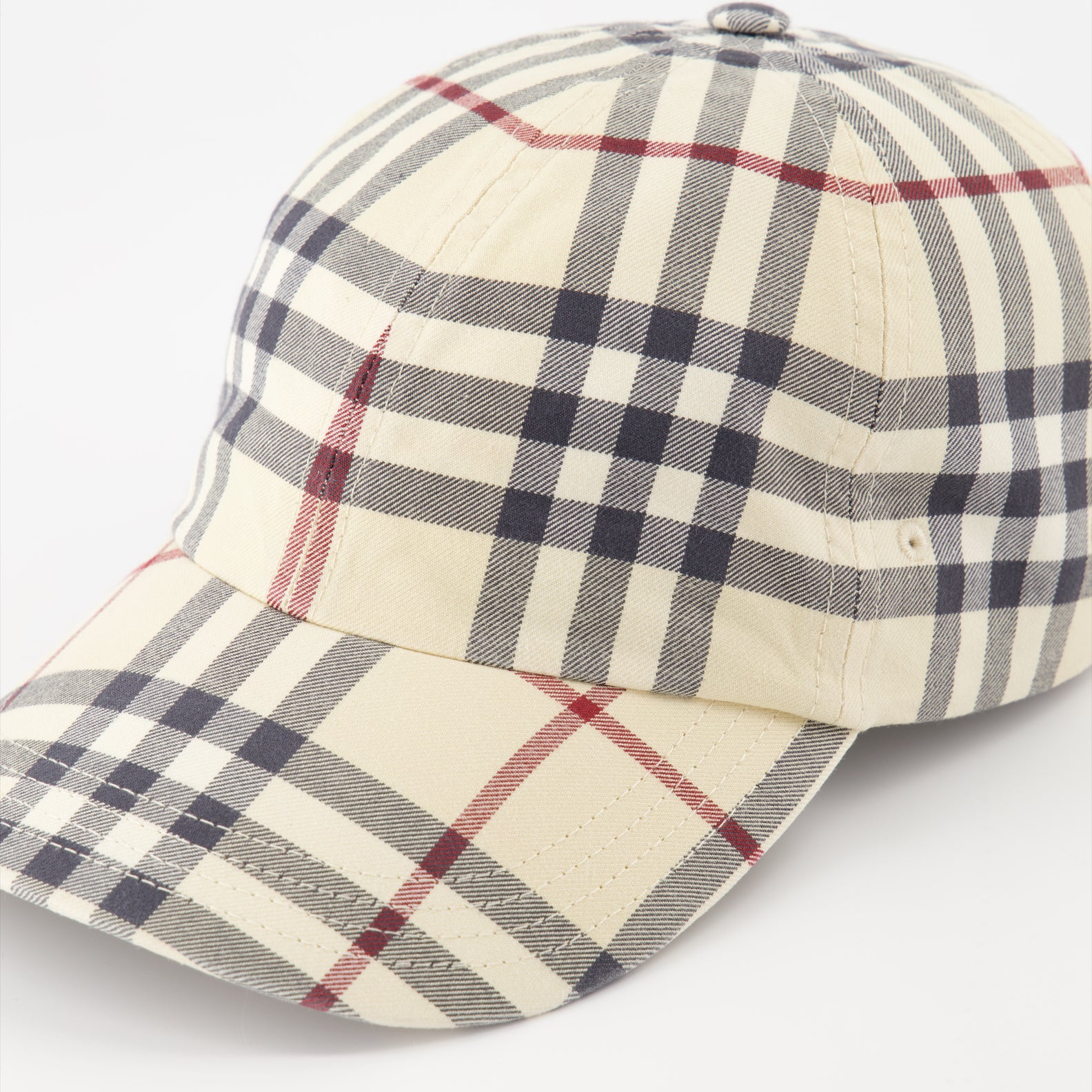Hats, caps and beanies Checked cap Burberry Beige Unisex