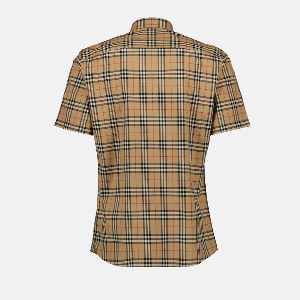Chemises Chemise à carreaux Burberry Marron Homme