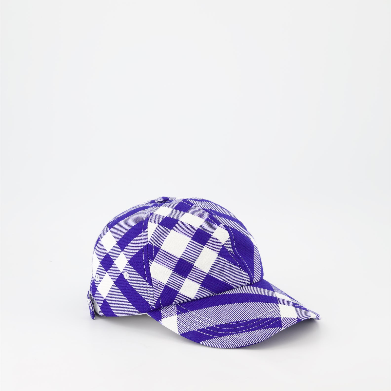 Casquette de baseball à carreaux