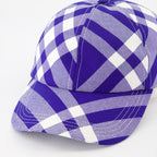 Chapeaux, casquettes et bonnets Casquette de baseball à carreaux Burberry Violet Unisexe