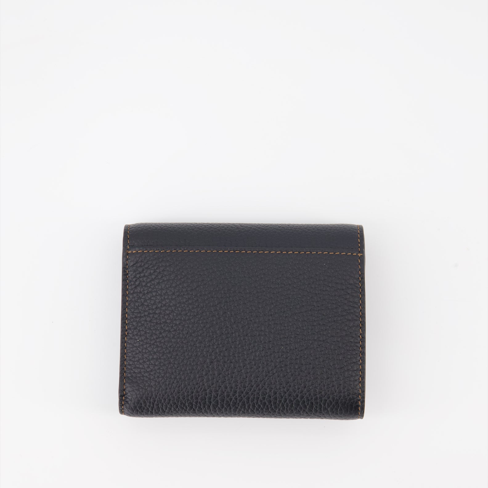 Kleine lederwaren Portefeuille TB compact Burberry Schwarz Femme