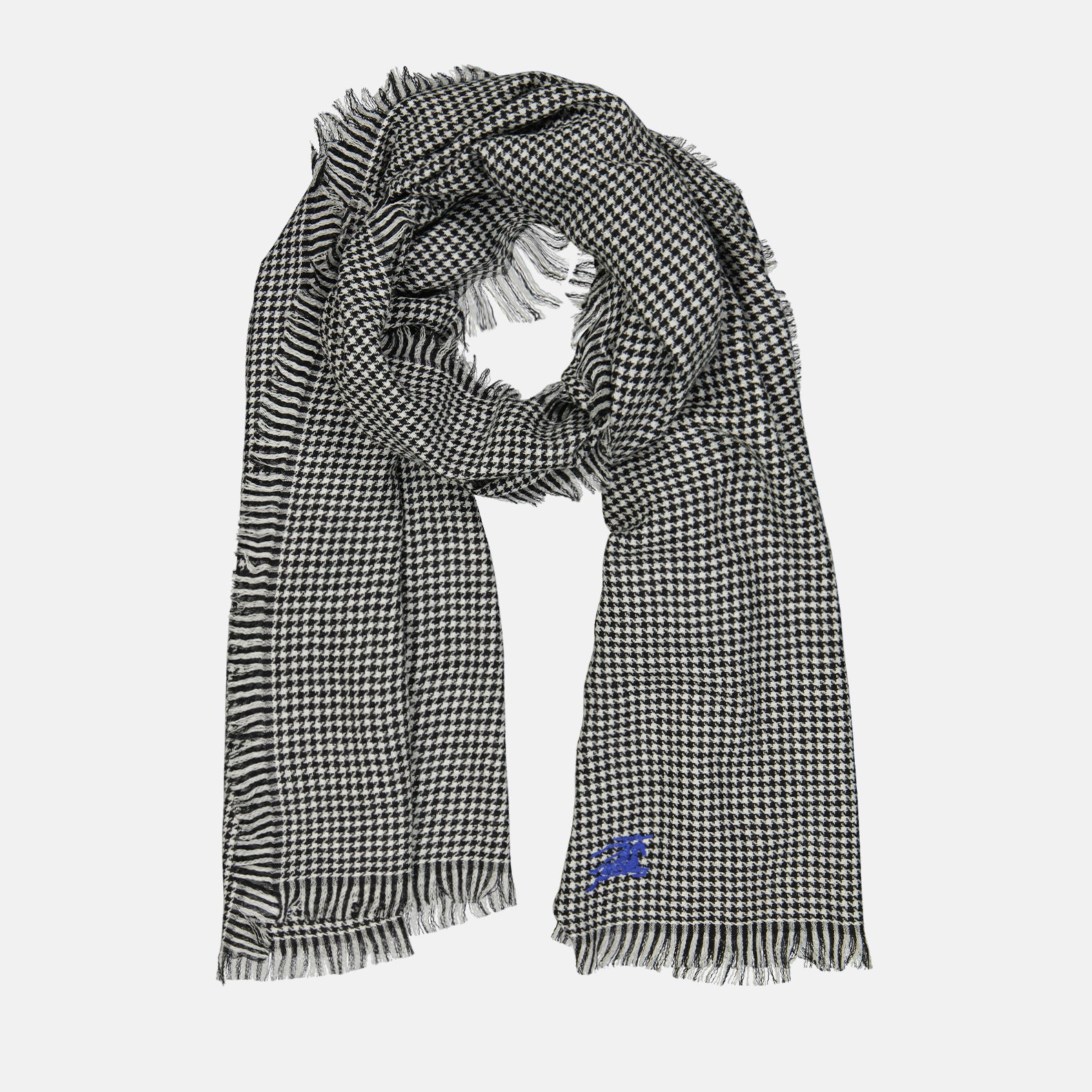 Scarves and gloves Cavalier houndstooth scarf Burberry Black Unisex