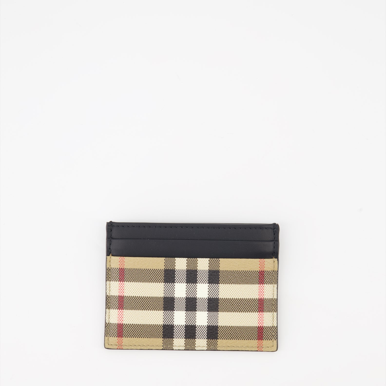 Pequeños artículos de cuero Porte-cartes à carreaux Burberry Beige Homme