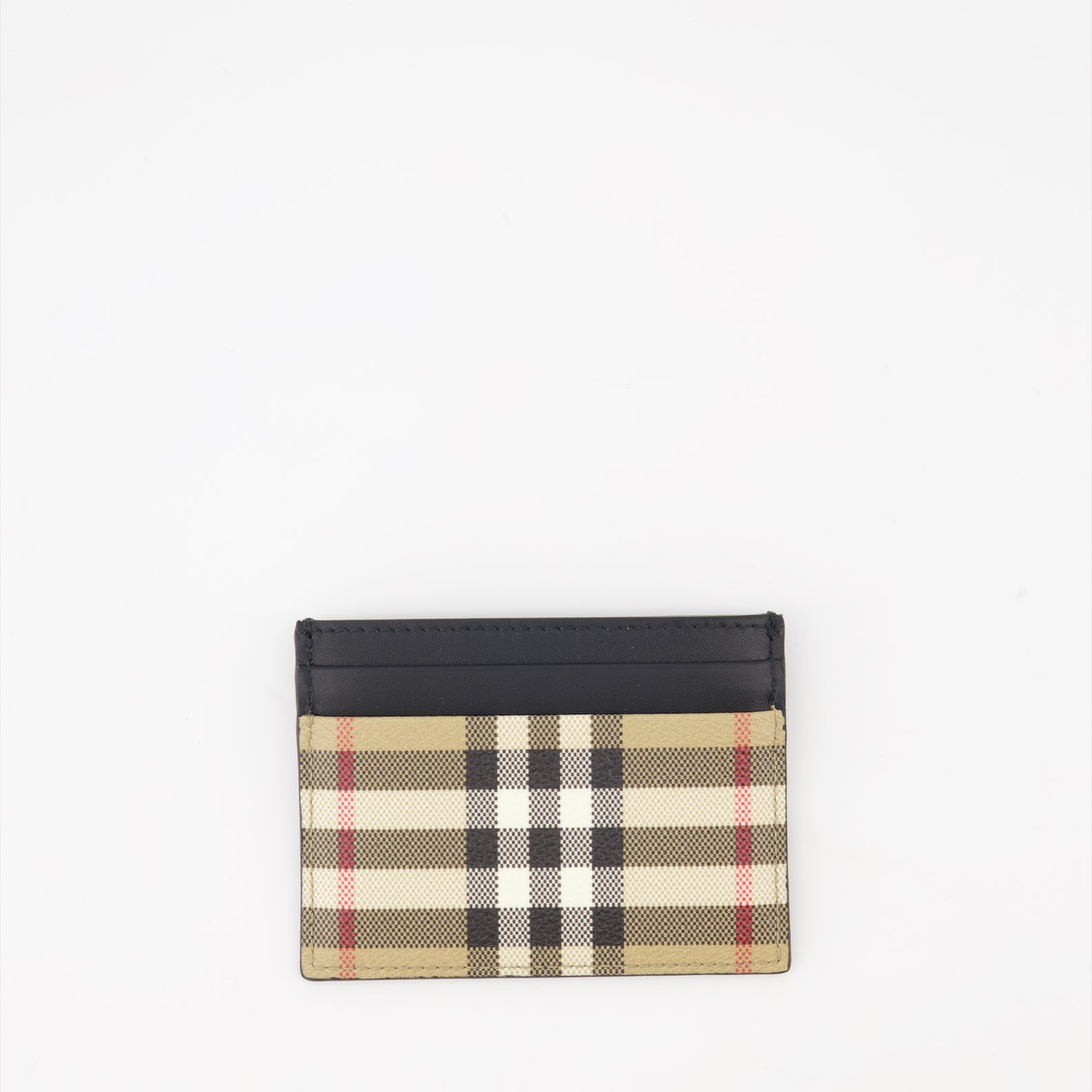 Pequeños artículos de cuero Porte-cartes à carreaux Burberry Beige Homme