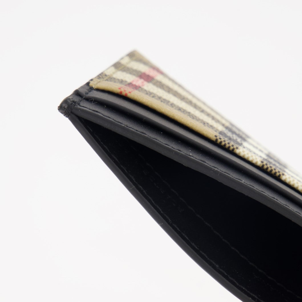 Pequeños artículos de cuero Porte-cartes à carreaux Burberry Beige Homme