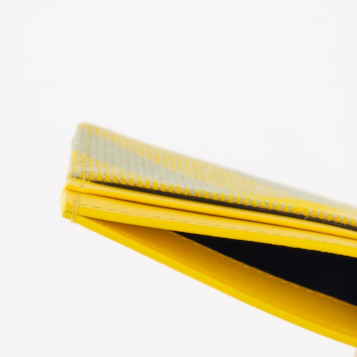 소형 가죽 제품 Porte-cartes à carreaux Burberry 노란색 Homme