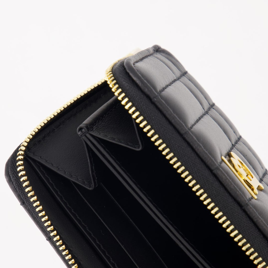 Petite maroquinerie Portemonnaie TB Burberry Noir Femme