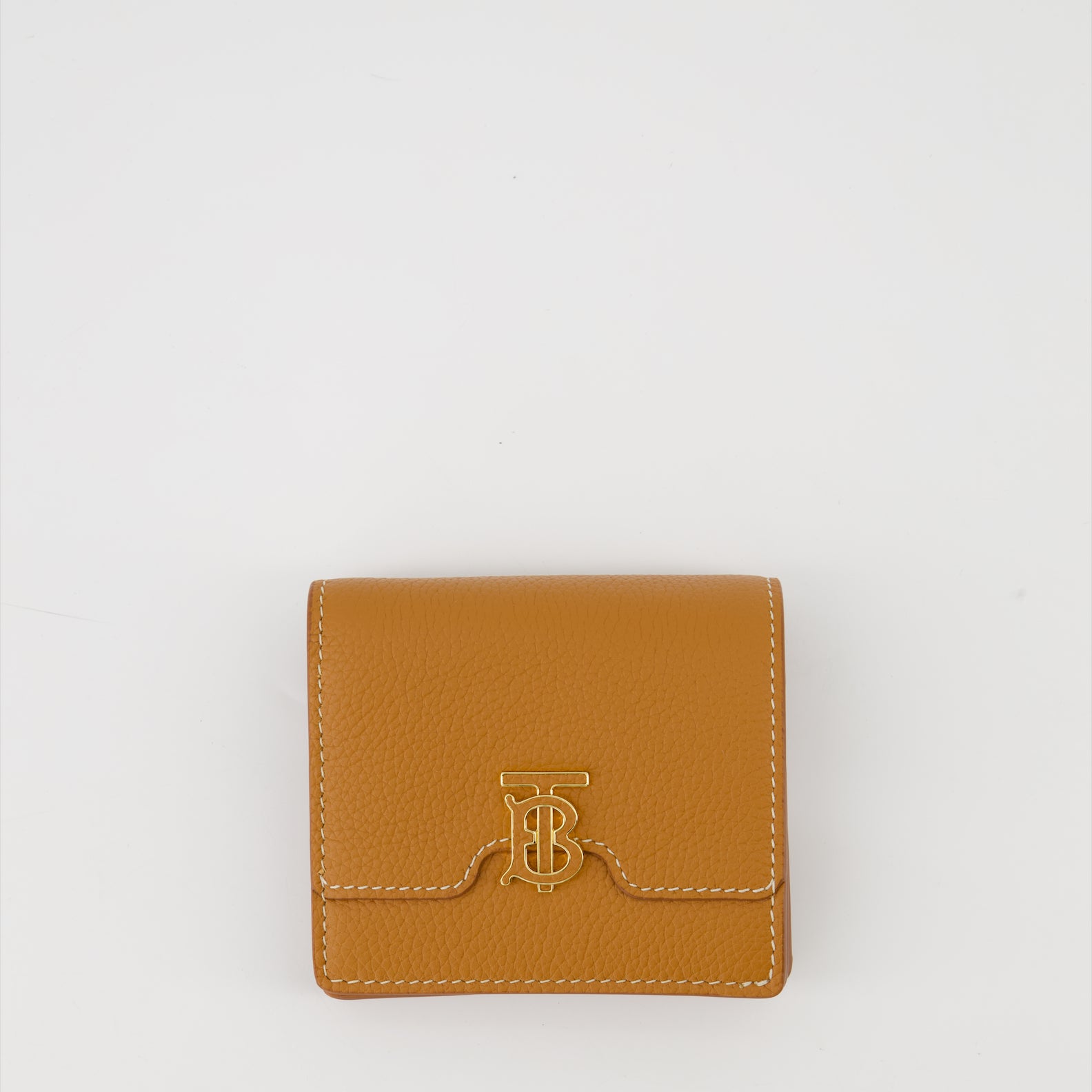 Kleine lederwaren Portefeuille TB Burberry Braun Femme