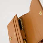 Kleine lederwaren Portefeuille TB Burberry Braun Femme