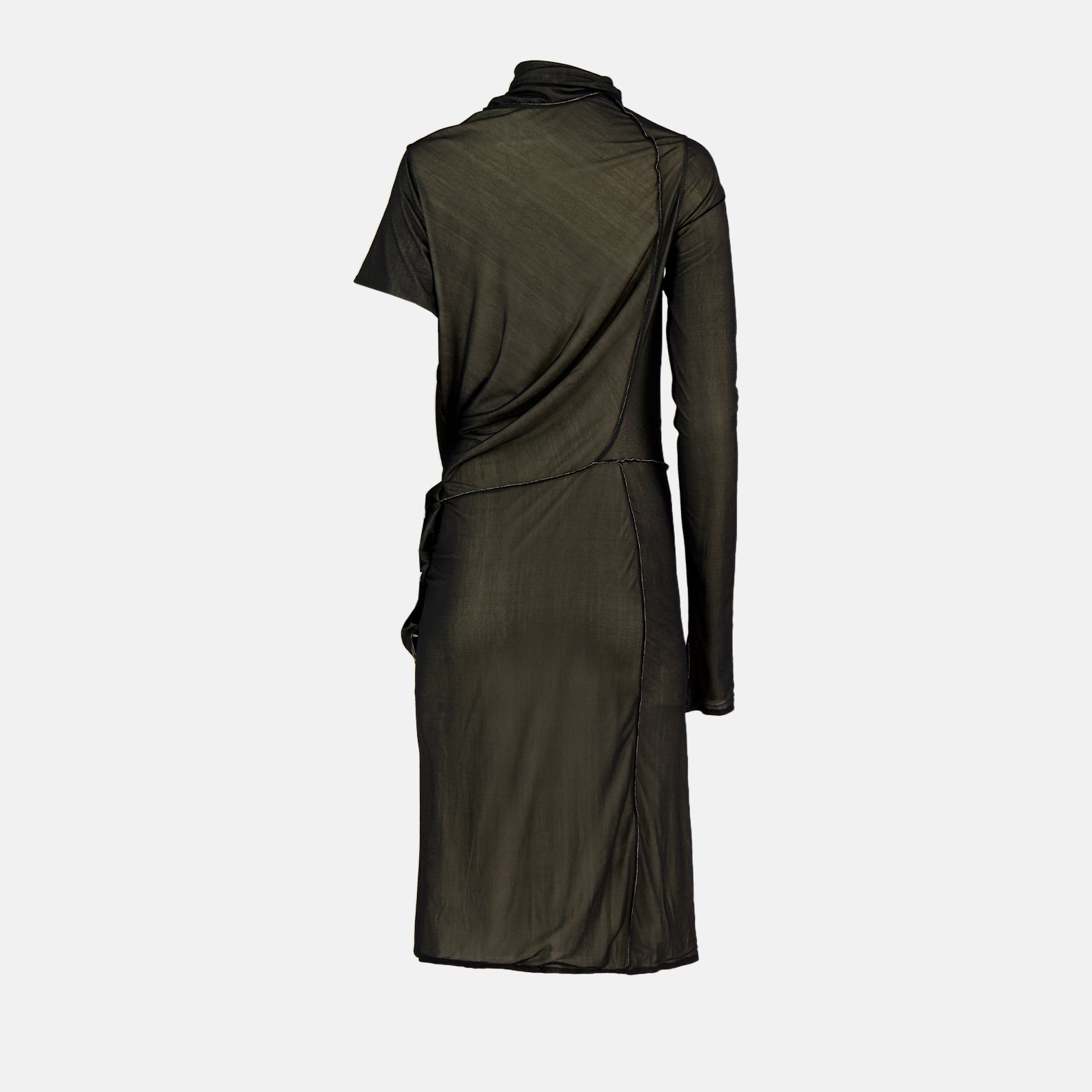 Vestidos Vestido Assimétrico Maison Margiela Preto Femme