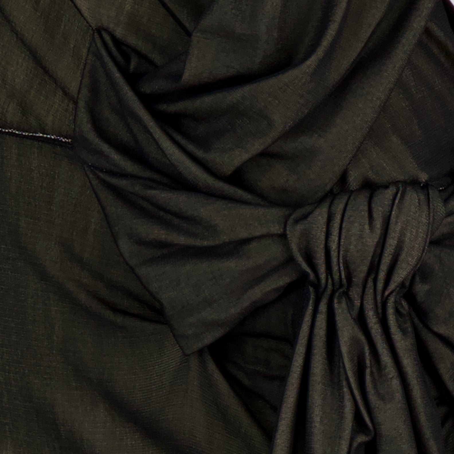 Vestidos Vestido Assimétrico Maison Margiela Preto Femme