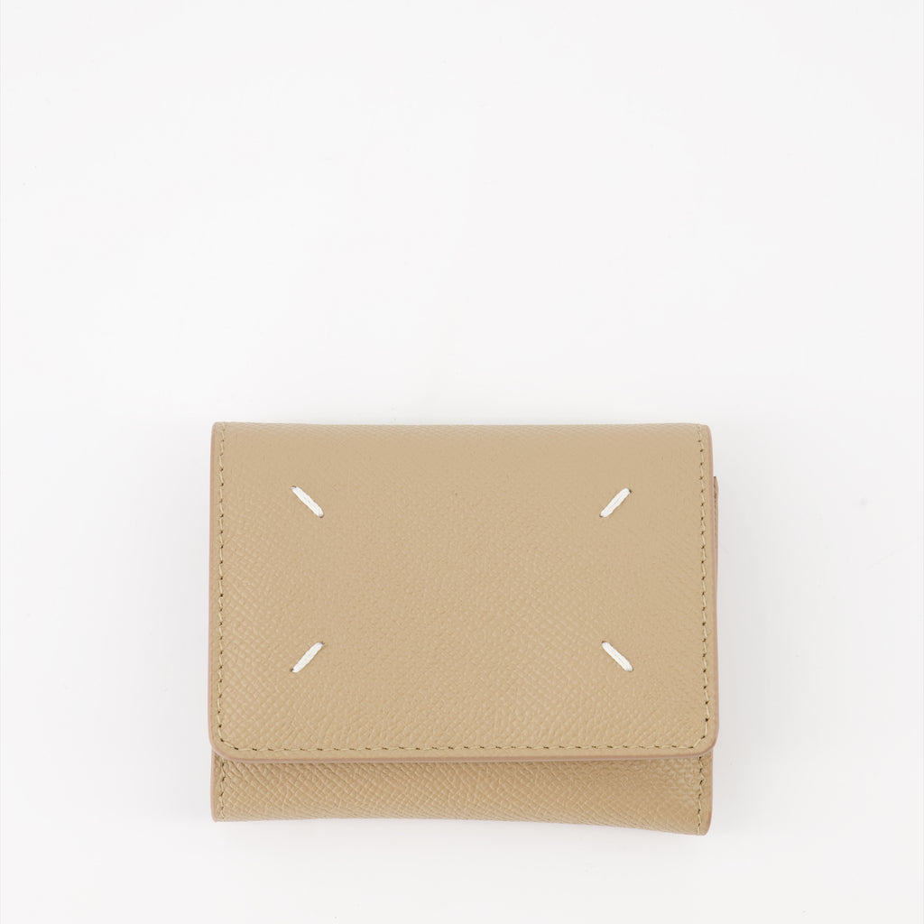 Small leather goods Four Stitches Wallets Maison Margiela Beige Women
