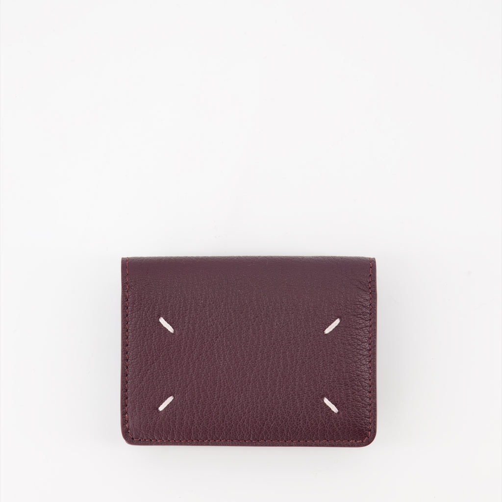 Small leather goods Four Stitches Wallets Maison Margiela Purple Unisex