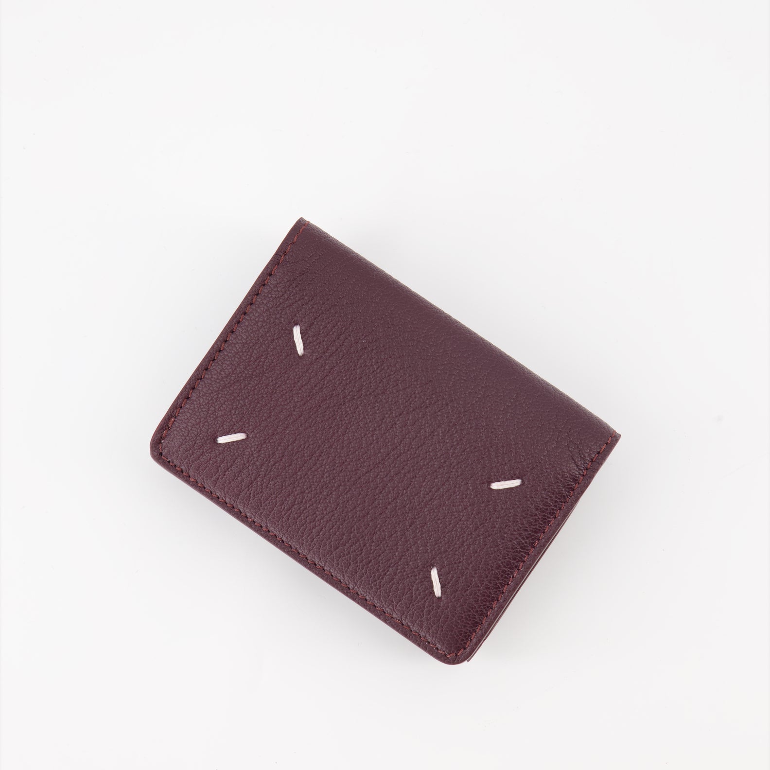 Small leather goods Four Stitches Wallets Maison Margiela Purple Unisex