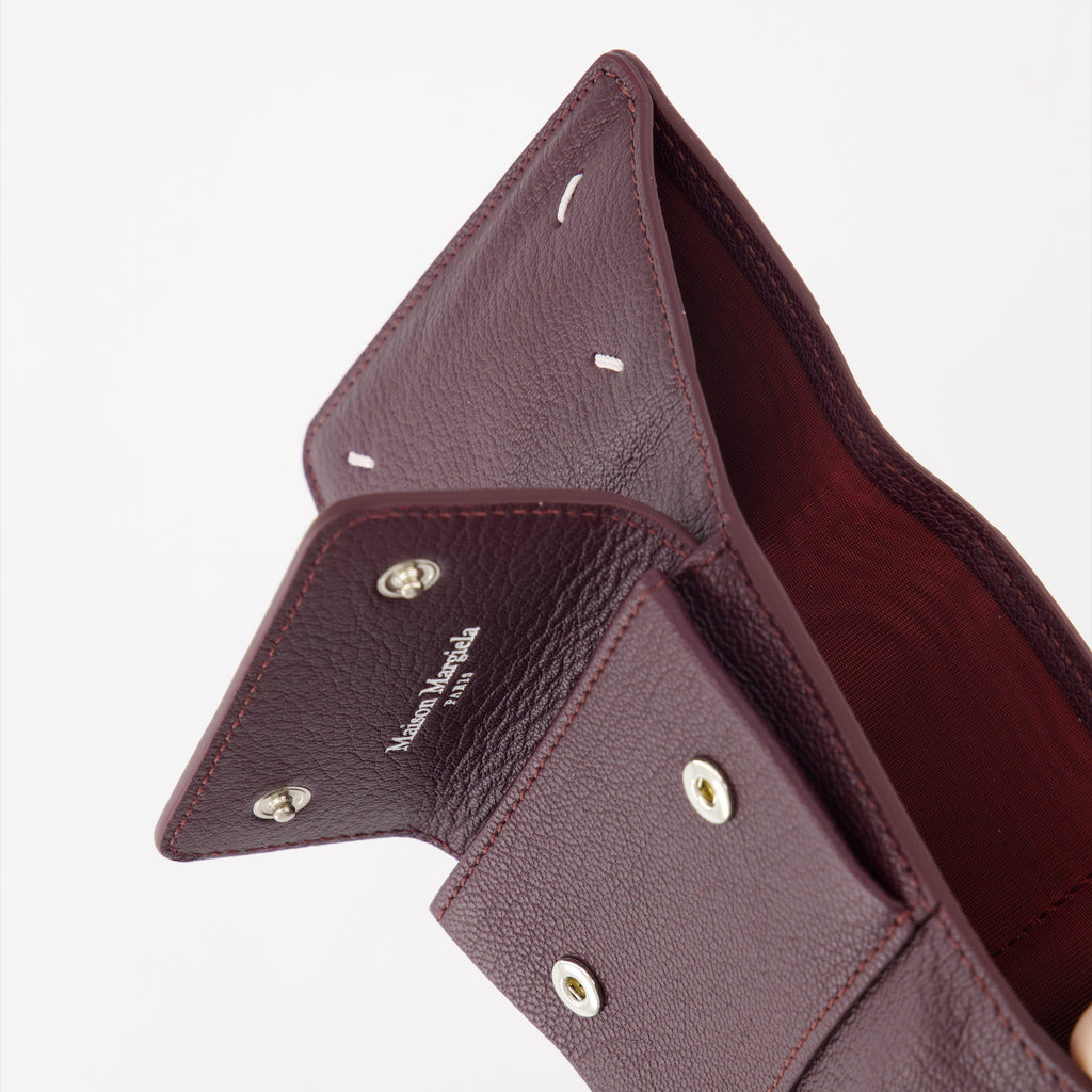 Small leather goods Four Stitches Wallets Maison Margiela Purple Unisex