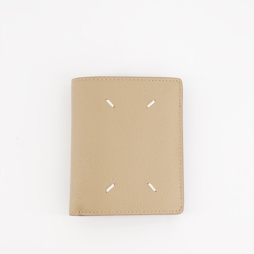 Kleine lederwaren Portefeuilles Four Stitches Maison Margiela Beige Femme