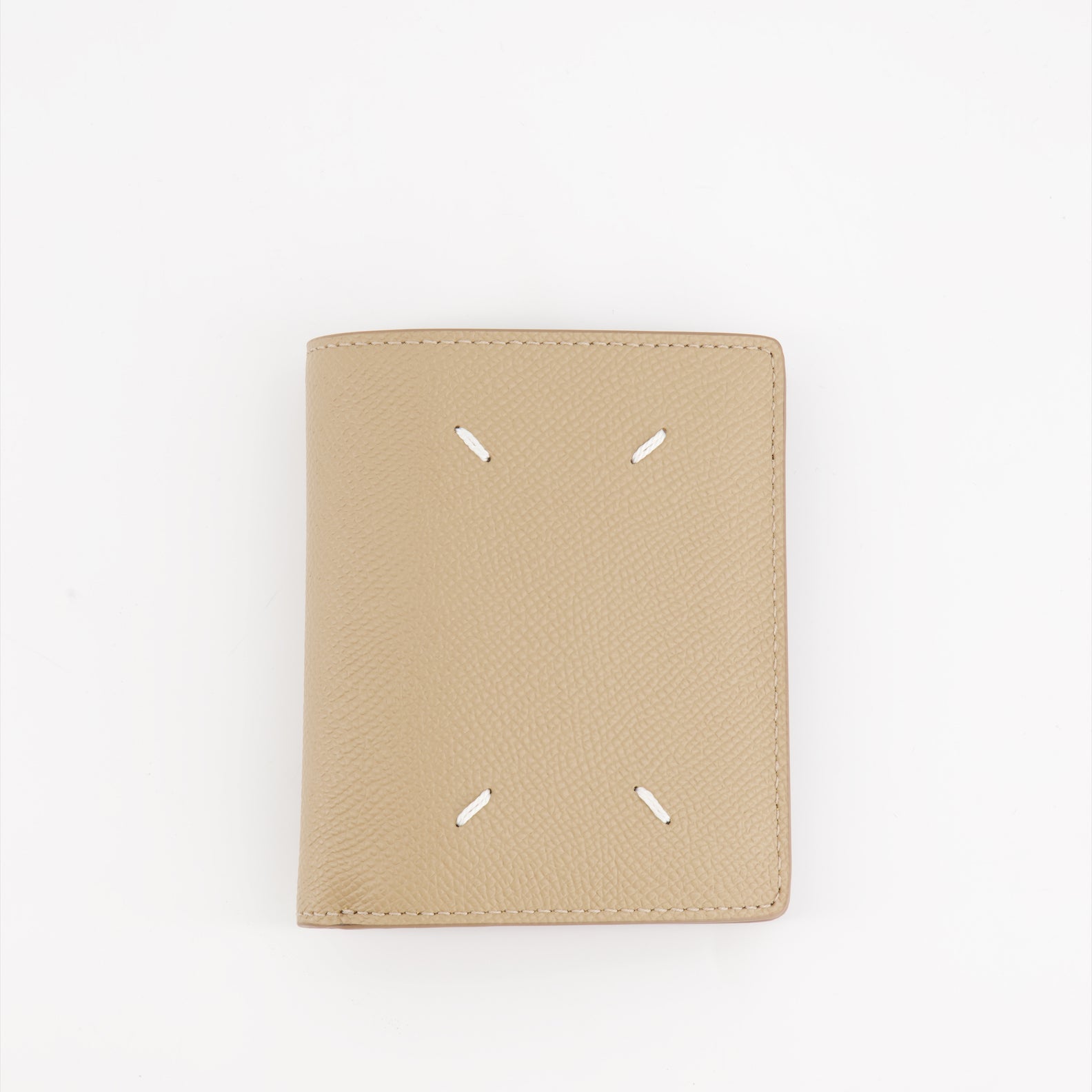 Kleine lederwaren Portefeuilles Four Stitches Maison Margiela Beige Femme