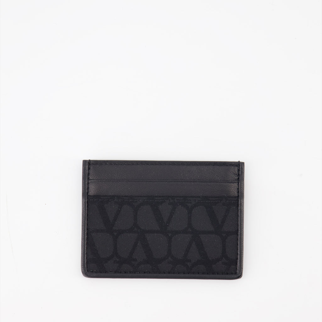 Small leather goods Monogram card holder Valentino Garavani Black Man