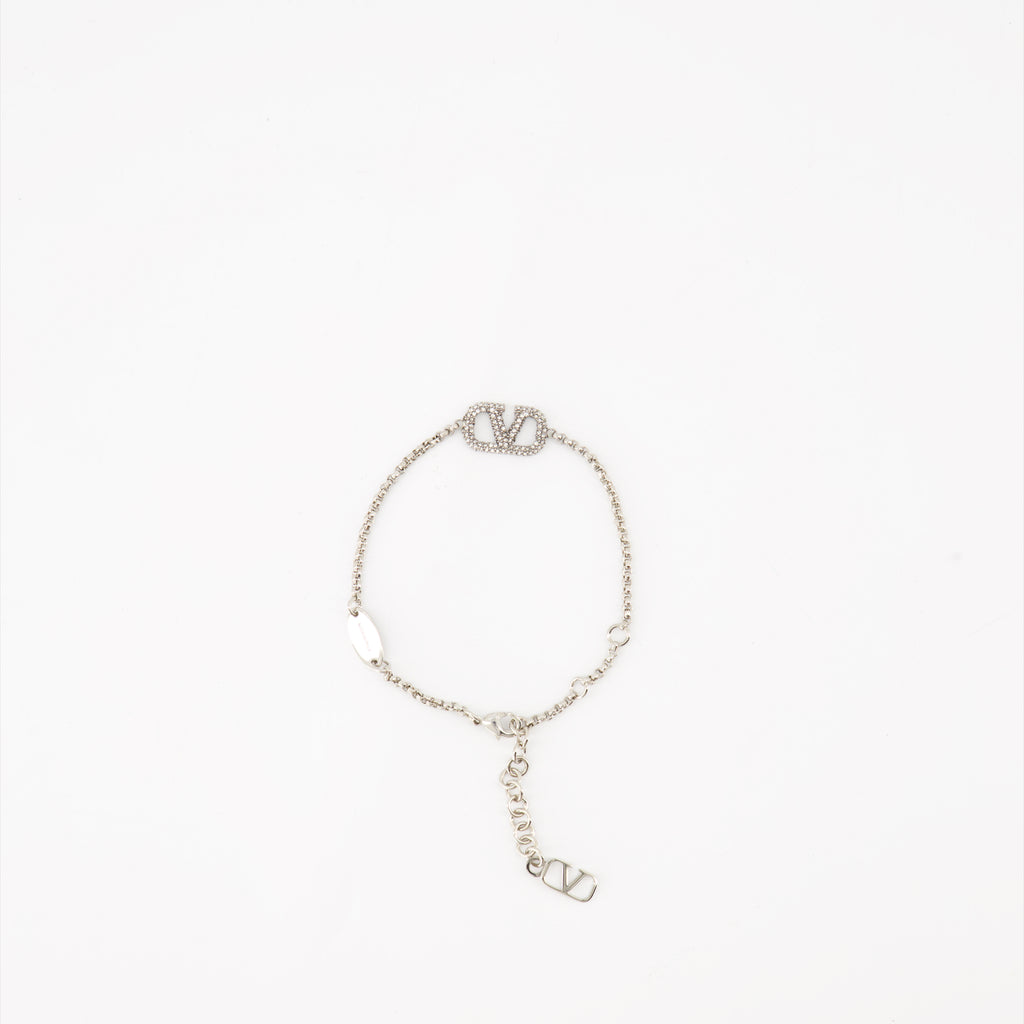 Joias Bracelet VLogo Valentino Garavani Prata Femme