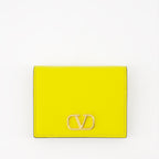 Small leather goods VLogo Wallet Valentino Garavani Yellow Women