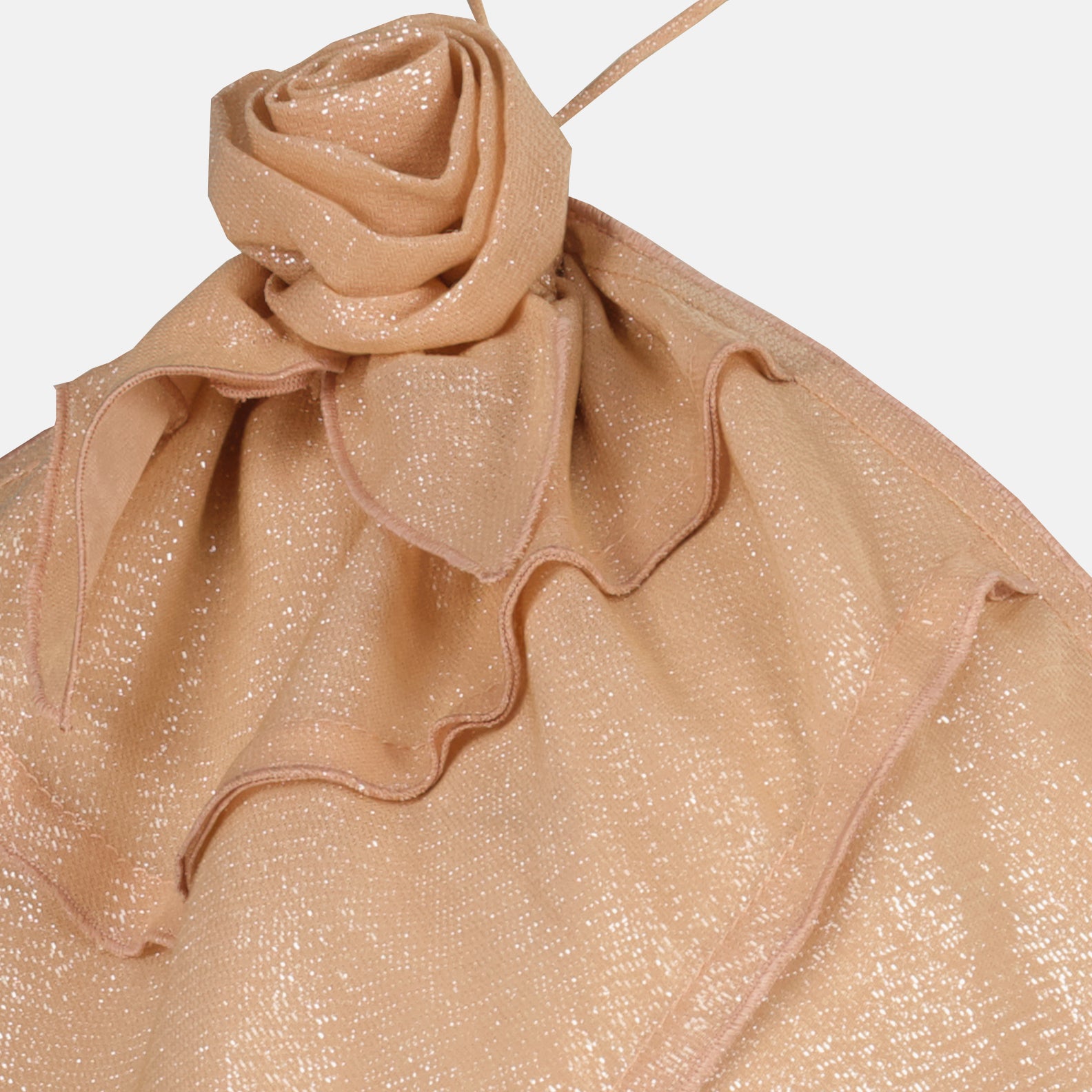 Tops Top caraco with floral detail Victoria Beckham Beige Women