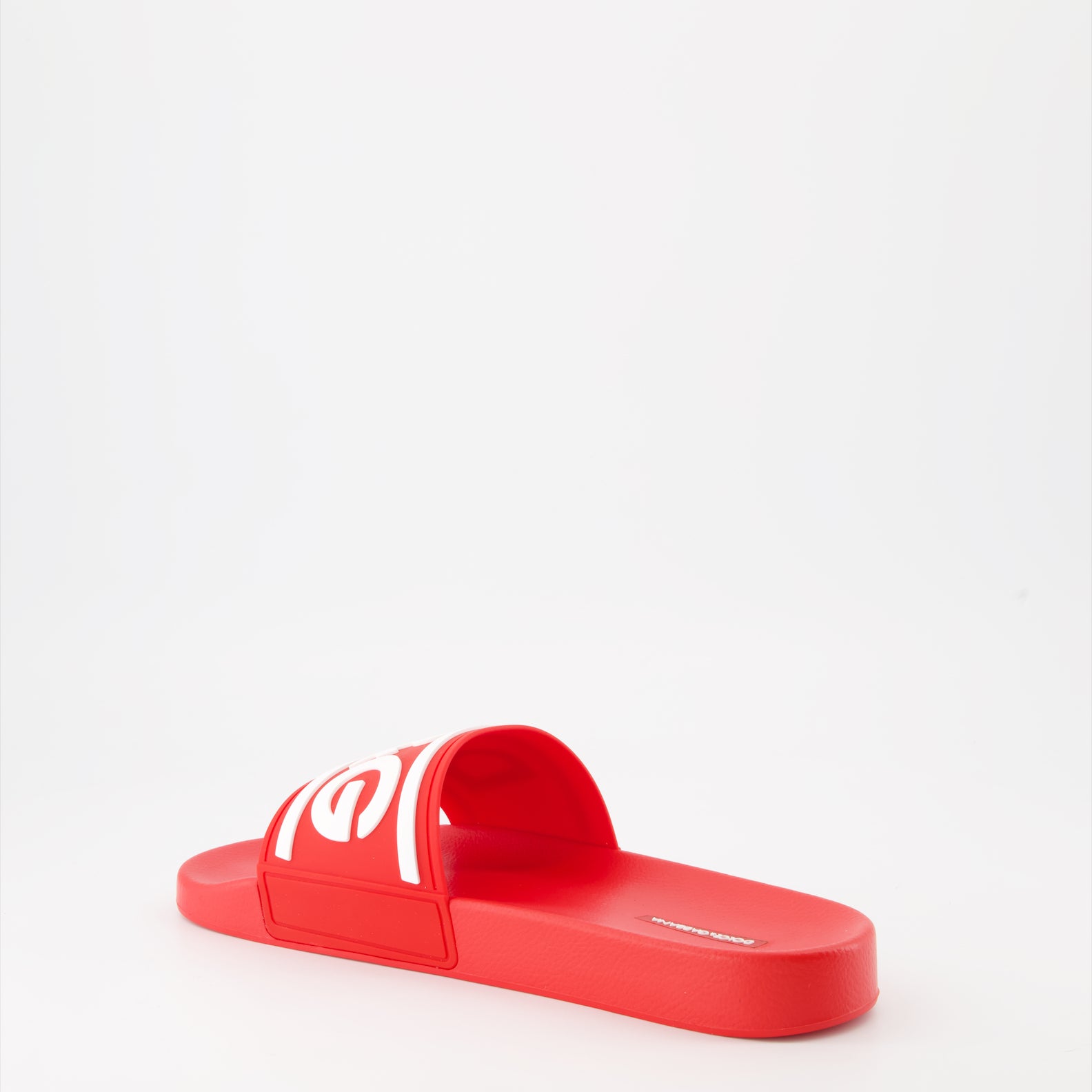 Open shoes D&amp;G slides Dolce & Gabbana Red Man